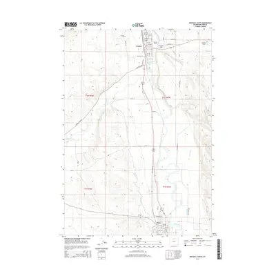 2015 Map of Greybull South, 2015 Print