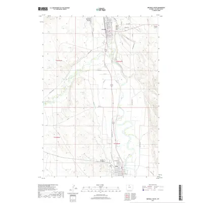 2017 Map of Greybull South, 2017 Print