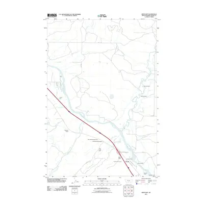 2011 Map of Greycliff, 2011 Print
