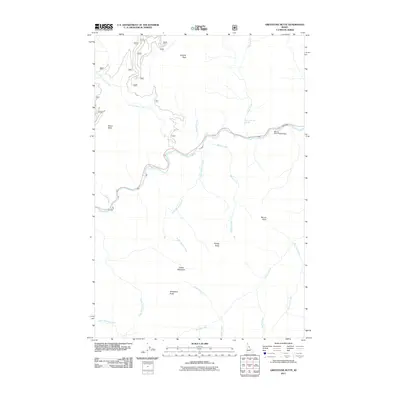 2011 Map of Greystone Butte, 2011 Print