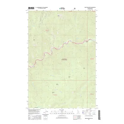 2017 Map of Greystone Butte, 2017 Print