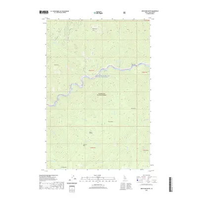 2020 Map of Greystone Butte, 2020 Print