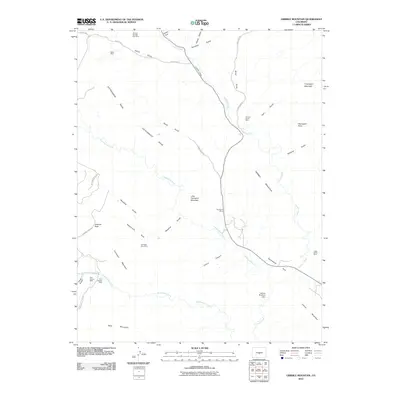 2010 Map of Gribble Mountain, 2010 Print