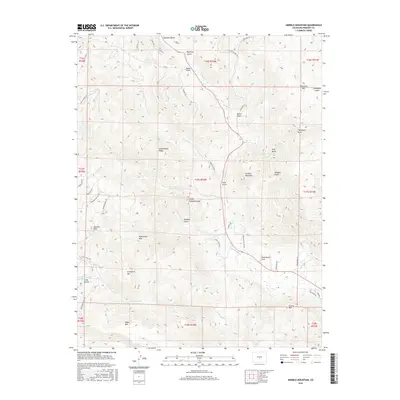 2016 Map of Gribble Mountain, 2016 Print