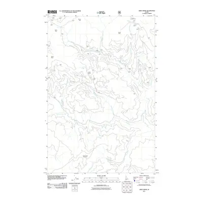 2011 Map of Grice Ridge, 2011 Print