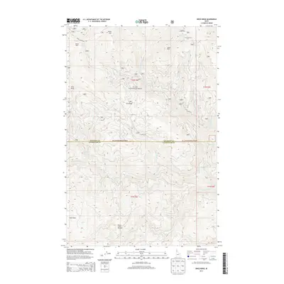2013 Map of Grice Ridge, 2013 Print