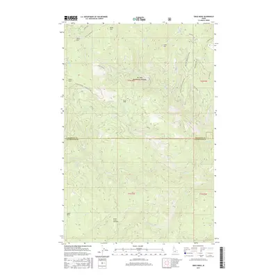 2017 Map of Grice Ridge, 2017 Print