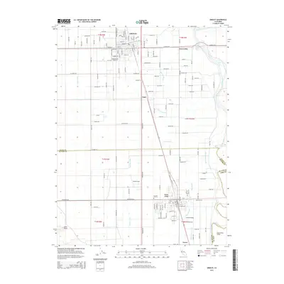 2015 Map of Gridley, 2015 Print