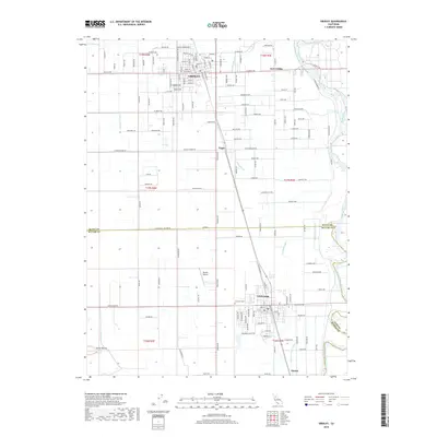 2018 Map of Gridley, 2018 Print