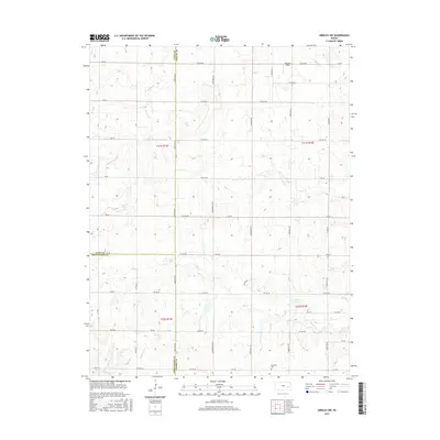 2015 Map of Gridley NW, 2015 Print