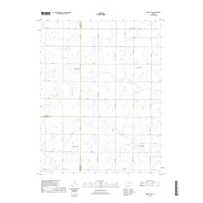 2018 Map of Gridley NW, 2018 Print