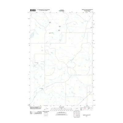2011 Map of Griffee Coulee, 2011 Print