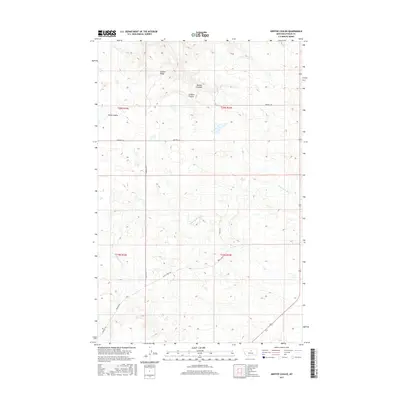 2017 Map of Griffee Coulee, 2017 Print