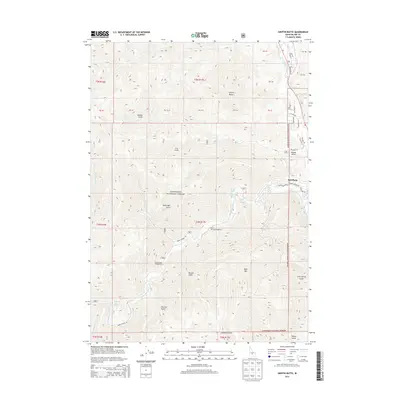 2013 Map of Griffin Butte, 2013 Print