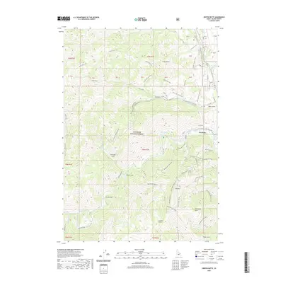 2020 Map of Griffin Butte, 2020 Print