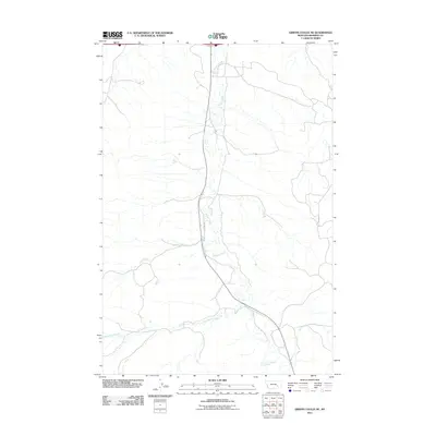 2011 Map of Griffin Coulee NE, 2011 Print