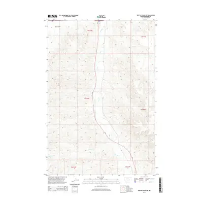 2014 Map of Griffin Coulee NE, 2014 Print