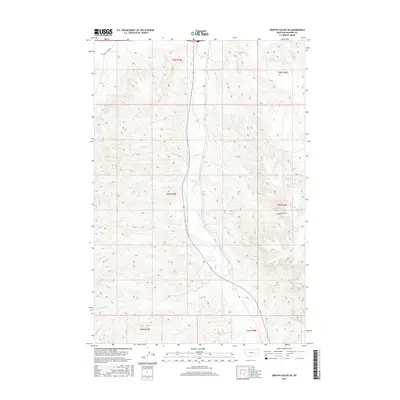 2017 Map of Griffin Coulee NE, 2017 Print