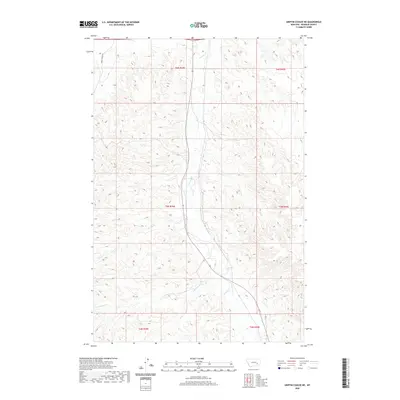 2020 Map of Griffin Coulee NE, 2020 Print