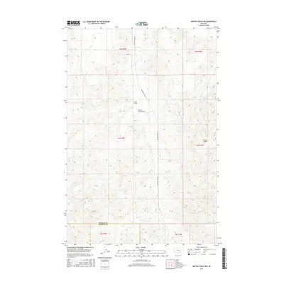 2017 Map of Griffin Coulee NW, 2017 Print