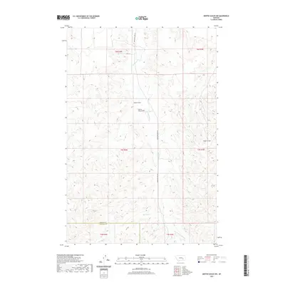2020 Map of Griffin Coulee NW, 2020 Print