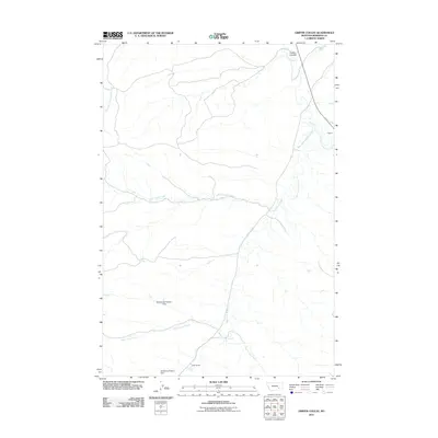 2011 Map of Griffin Coulee, 2011 Print