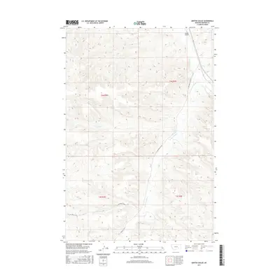 2017 Map of Griffin Coulee, 2017 Print