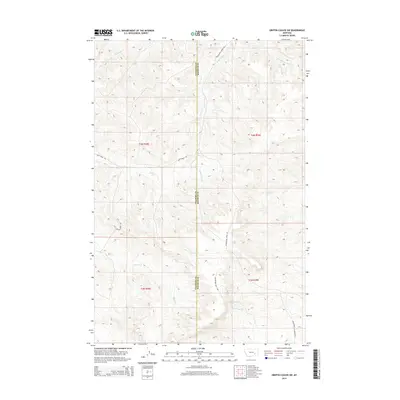 2014 Map of Griffin Coulee SW, 2014 Print