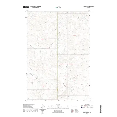 2020 Map of Griffin Coulee SW, 2020 Print