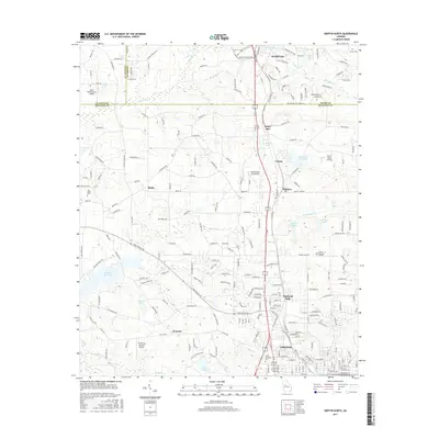 2017 Map of Griffin North, 2017 Print