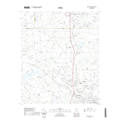 2020 Map of Griffin North, 2020 Print