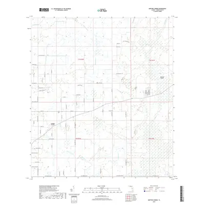 2018 Map of Griffins Corner, 2018 Print