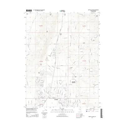 2014 Map of Griffith Canyon, 2014 Print
