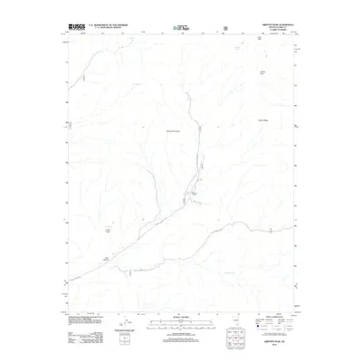 2012 Map of Griffith Peak, 2012 Print