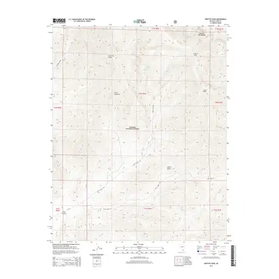 2014 Map of Griffith Peak, 2014 Print