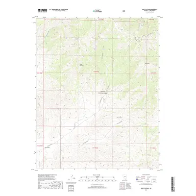 2018 Map of Griffith Peak, 2018 Print