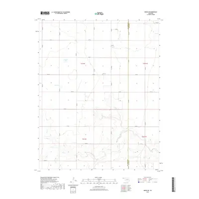 2018 Map of Griggs NE, 2018 Print