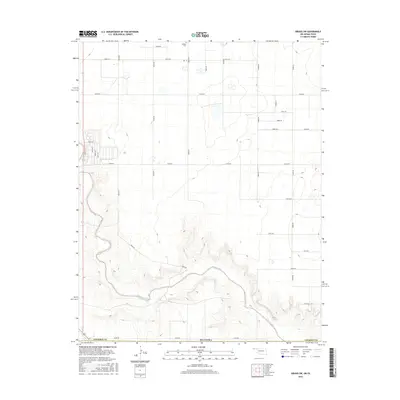 2016 Map of Griggs SW, 2016 Print