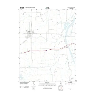 2012 Map of Griggsville, 2012 Print