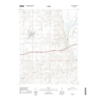 2018 Map of Griggsville, 2018 Print