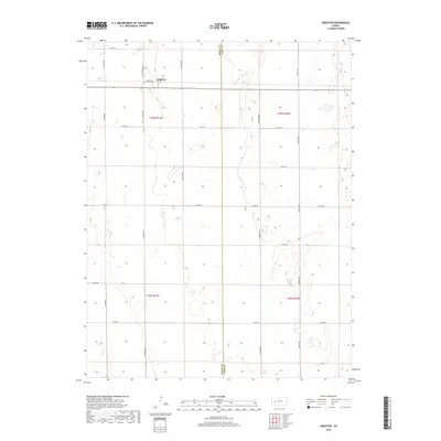 2018 Map of Grigston, 2018 Print
