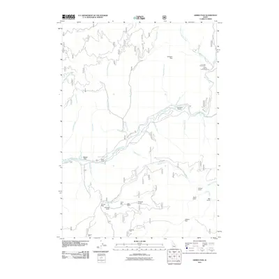 2011 Map of Grimes Pass, 2011 Print