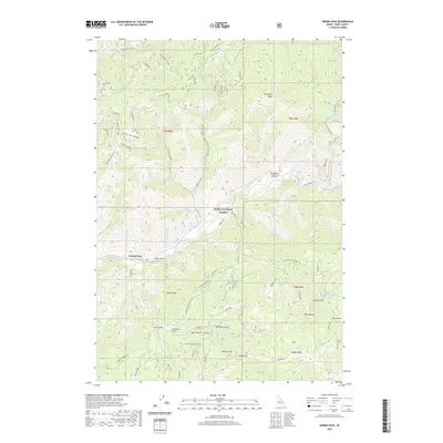 2020 Map of Grimes Pass, 2020 Print
