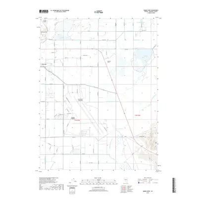 2018 Map of Grimes Point, 2018 Print