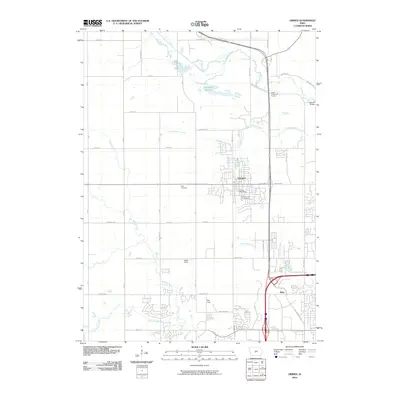2010 Map of Grimes, 2010 Print