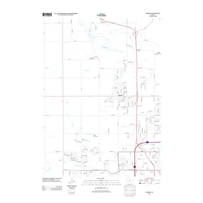 2013 Map of Grimes, 2013 Print