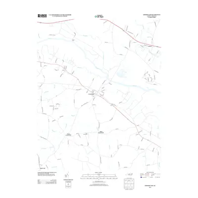 2013 Map of Grimesland, 2013 Print