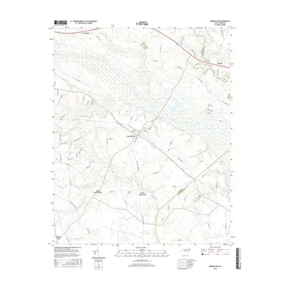 2016 Map of Grimesland, 2016 Print