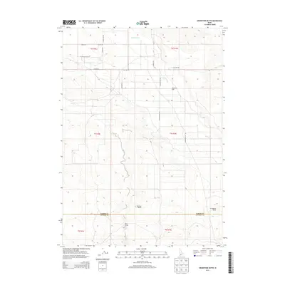 2013 Map of Grindstone Butte, 2013 Print