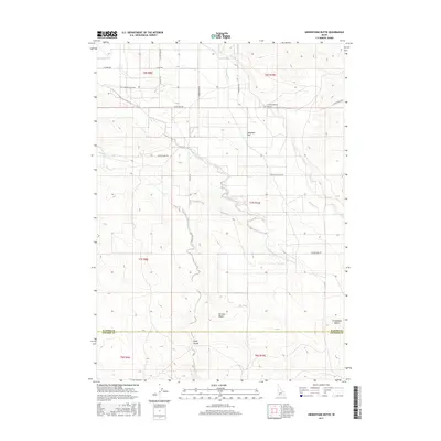 2017 Map of Grindstone Butte, 2017 Print